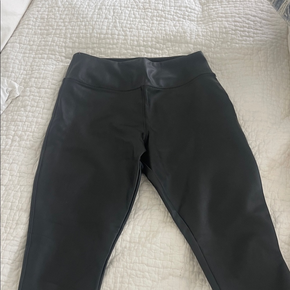 Nordstrom Women's Faux Leather Black Leggings